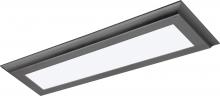  62/1175 - Blink Plus Profile - 22W- 7" x 25" Surface Mount LED - 3000K - Gun Metal Finish - 100-277V