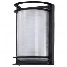  62/1394 - LED Rectangular Bulk Head Fixture; Black Finish with White Glass