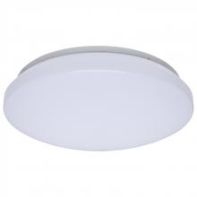  62/1860 - 11 Inch LED Cloud Fixture; 14 Watts; 27K/30K/35K/40K/50K CCT Selectable; White Finish; Round Shape;