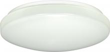  62/748 - 14"- LED Flush with White Acrylic Lens - White Finish - with Occupancy Sensor - 120V