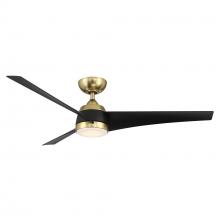  F-070L-SB/MB - Sonoma Soft Brass/Matte Black WITH LUMINAIRE