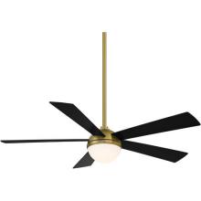 WAC Smart Fan Collection F-053L-SB/MB - Eclipse Soft Brass/Matte Black WITH LUMINAIRE