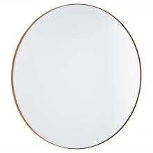  10-30-21 - 30" ROUND MIRROR - GLD