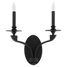 Quorum 5240-2-59 - CHANTELLE 2LT WALL MOUNT - MB