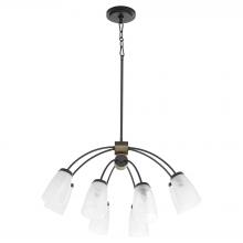  6077-8-59 - Arpeggio 8 Light Chandelier, Matte Black