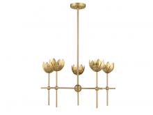  M100131NB - 5-Light Chandelier in Natural Brass