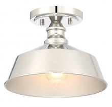  M60068PN - 1-Light Ceiling Light in Polished Nickel