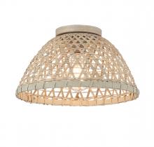  M60073NR - 1-Light Ceiling Light in Natural Rattan