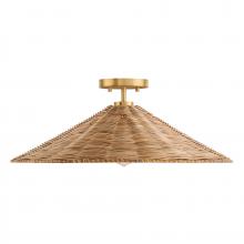  M60074NB - 1-Light Ceiling Light in Natural Brass