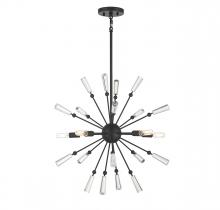  M7028MBK - 5-Light Pendant in Matte Black