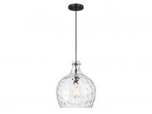  M7053MBK - 1-Light Pendant in Matte Black