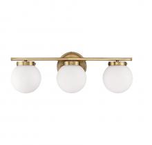 Savoy House Meridian M80023NB - 3-Light Bathroom Vanity Light in Natural Brass