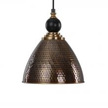 Uttermost 22052 - Uttermost Adastra 1 Light Antique Brass Pendant