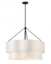  47735BK - Medium Drum Chandelier