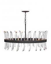  FR30905BLK - Large Single Tier Chandelier