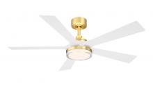 Fanimation FPD8570BS - TorchAire 52 inch Indoor/Outdoor Ceiling Fan with LED CCT Select Light Kit