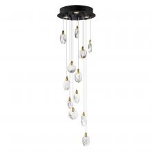  E11078-122BKPG - Pebble-Multi-Light Pendant